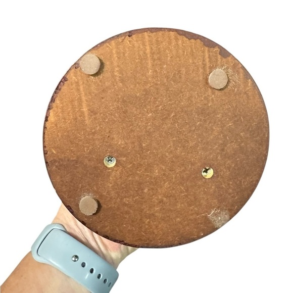 Vintage Saint Nick Santa Clause Table Decoration Felt Hand Painted Face 16" - Picture 8 of 10